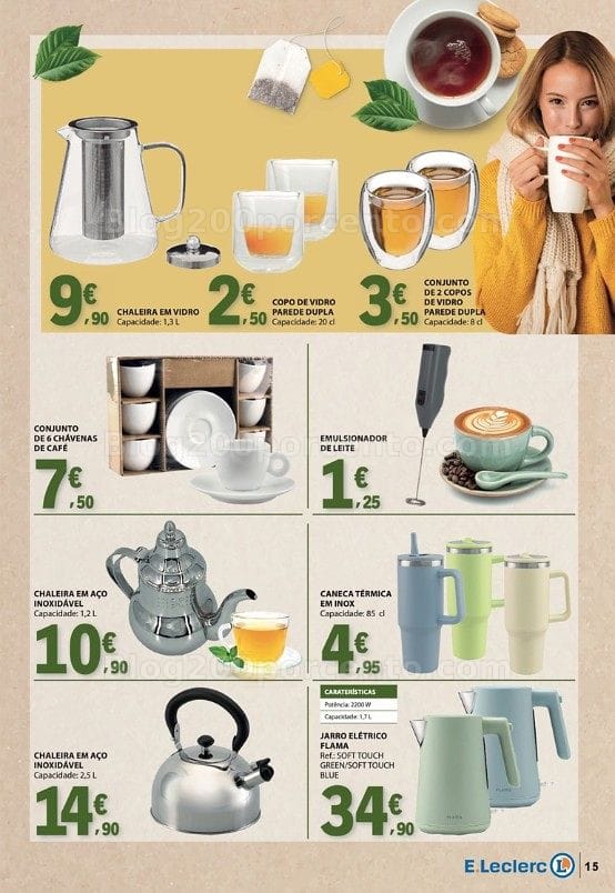Antevisão Folheto E-LECLERC Especial Bebidas Quentes Promoções de 27 outubro a 8 novembro